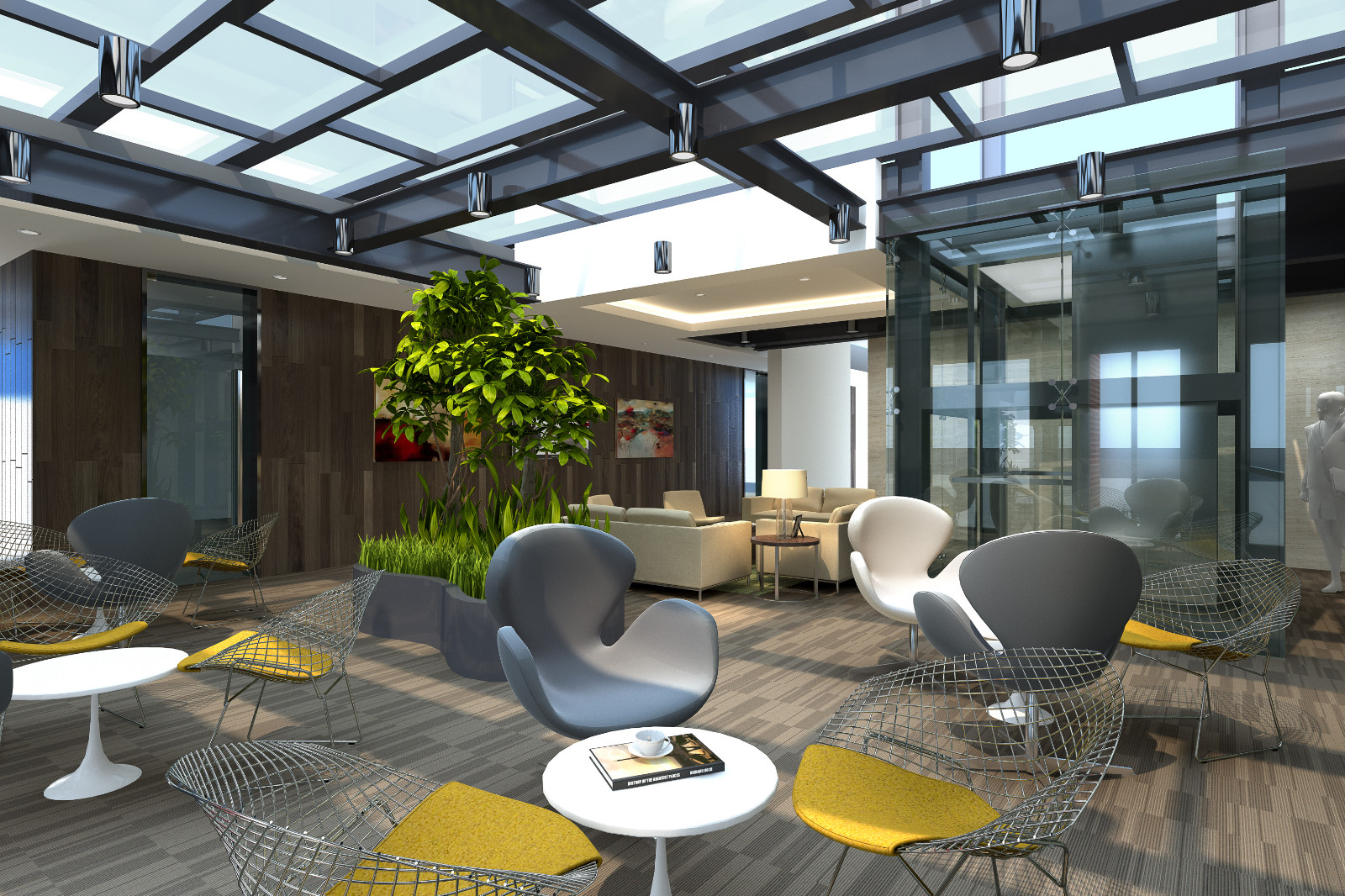 互金公司寫字樓裝修效果圖