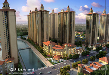 清遠(yuǎn)商住樓效果圖